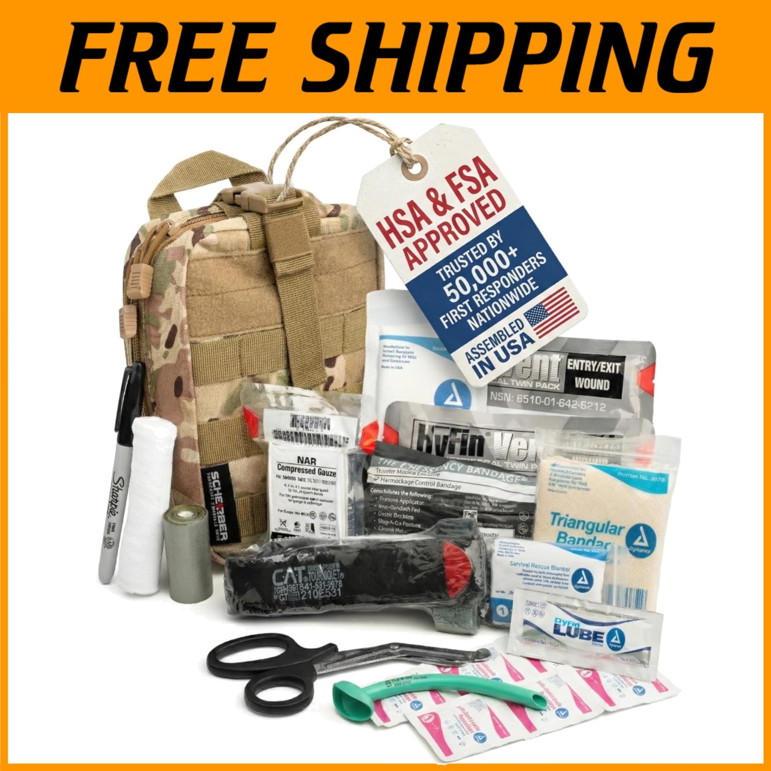 Complete Hemorrhage Control Trauma Kit with CAT Tourniquet