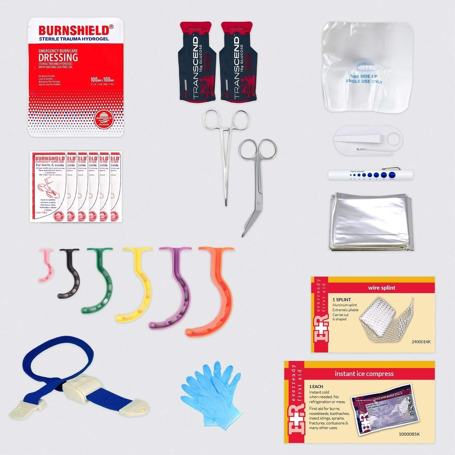 Dixie EMS Fully Stocked 138 Piece First Responder On Call Kit – Tactical Black