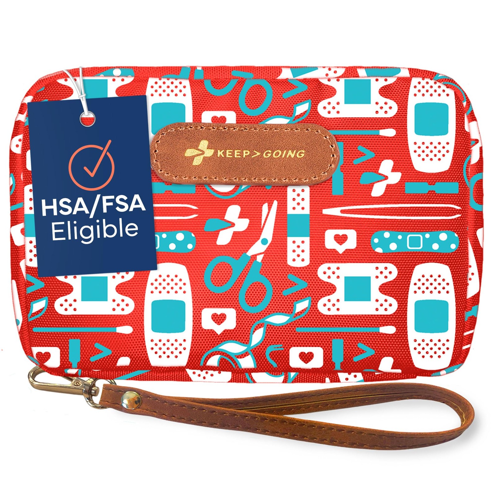 KeepGoing Travel First Aid Kit for Kids – 130 Pc. Car, Home, Purse,…
