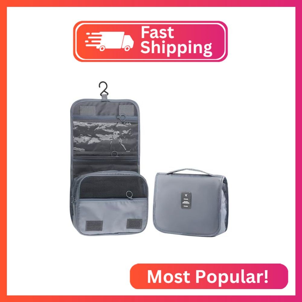 Motroce Foldable Hanging Travel Toiletry Bag,Waterproof Portable Travel Bags, Mu