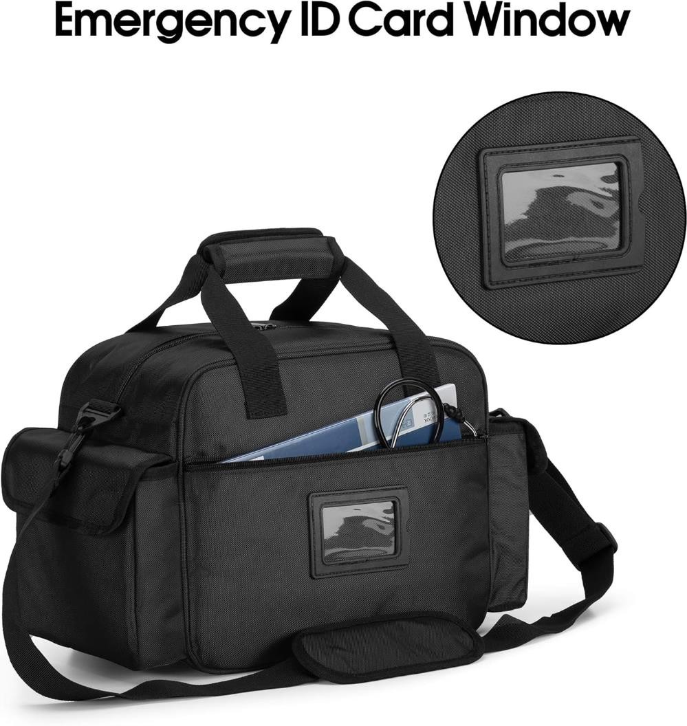 Trunab Home Health Nurse Bag Empty, Portable Medical Supplies Shoulder Bag