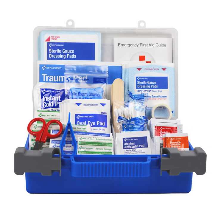 First Aid Only 225-Piece First Aid Kit for Home Travel, Camping, Recreational