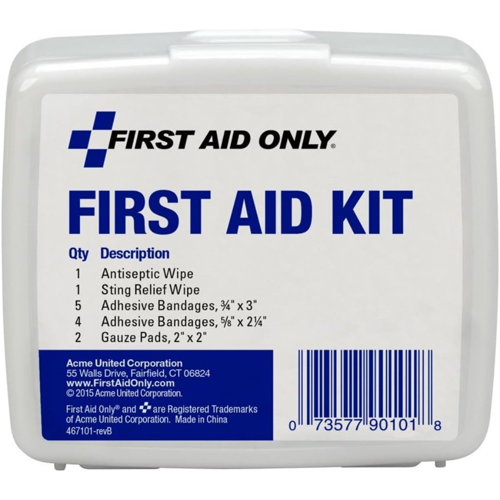 Emergency First Aid Kit, 13-Piece Set for Home, Work, Travel, Includes