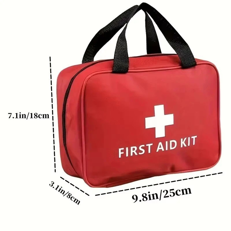 160 Pcs First Aid Car Kit Medical Emergency Trauma Basic Tactical Survival Bag