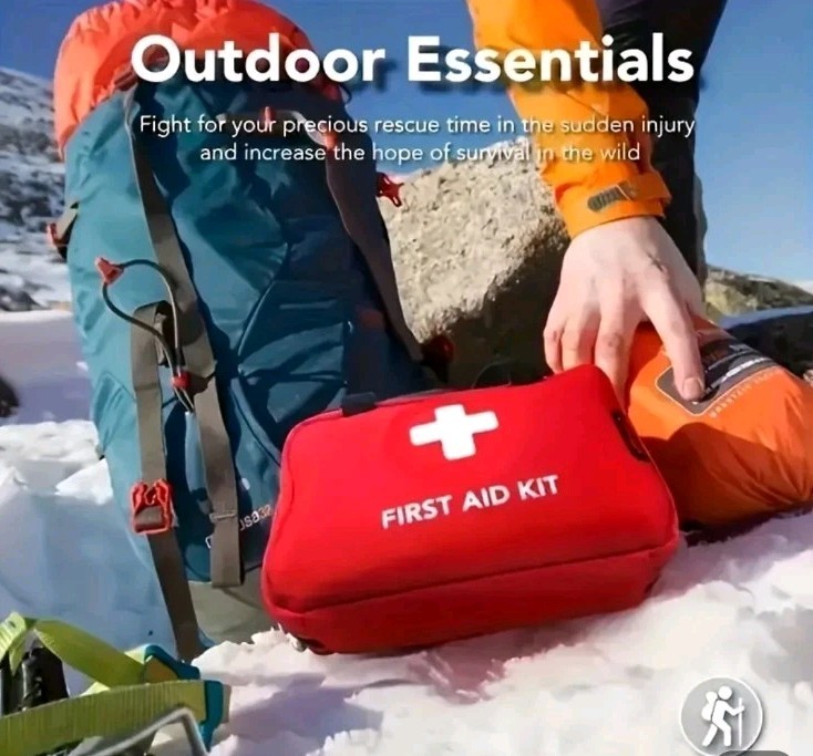 First Aid Kit Home Office Car Camping Hiking – 160 Piece