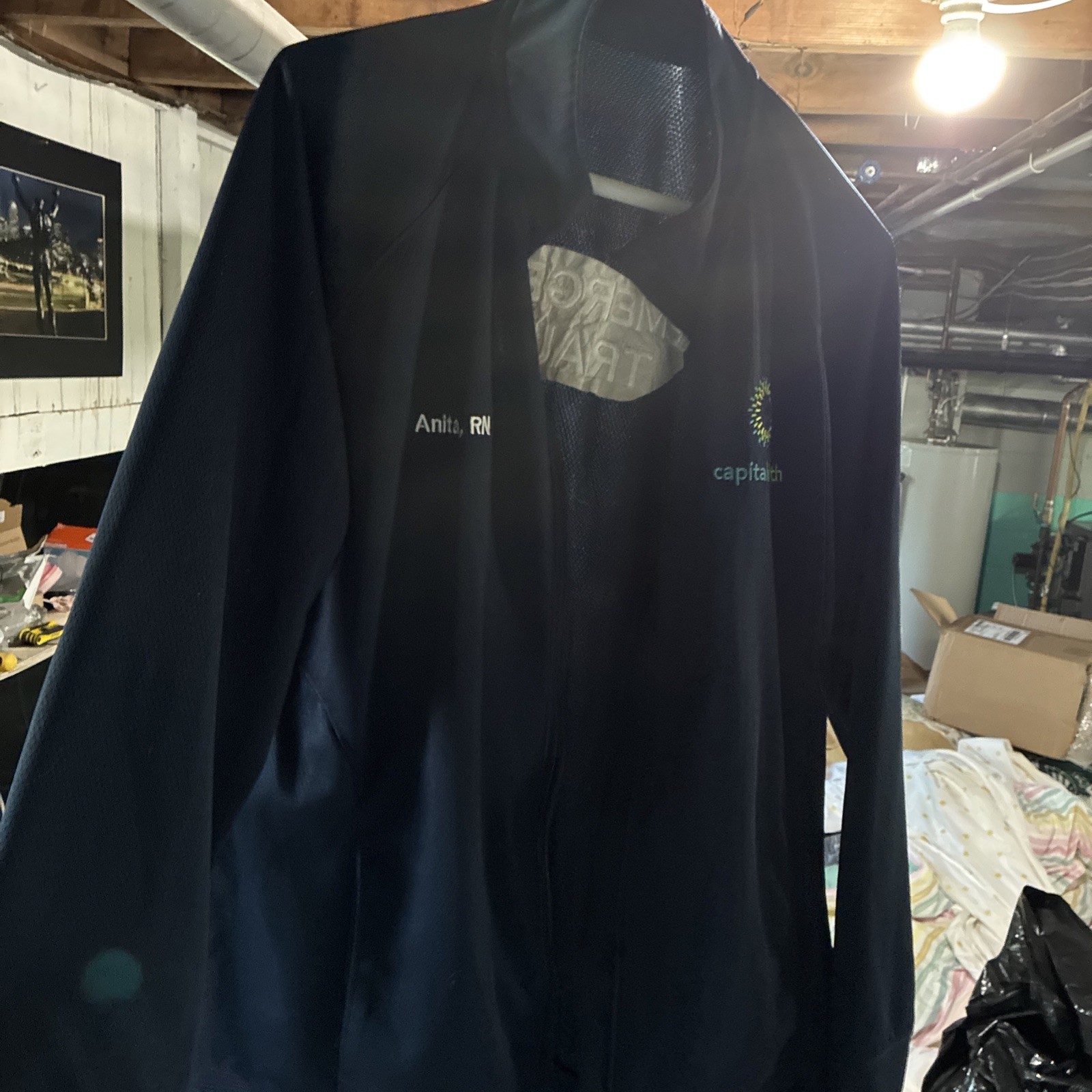 Emergency Trama Capital Health Anita RN Jacket Rare