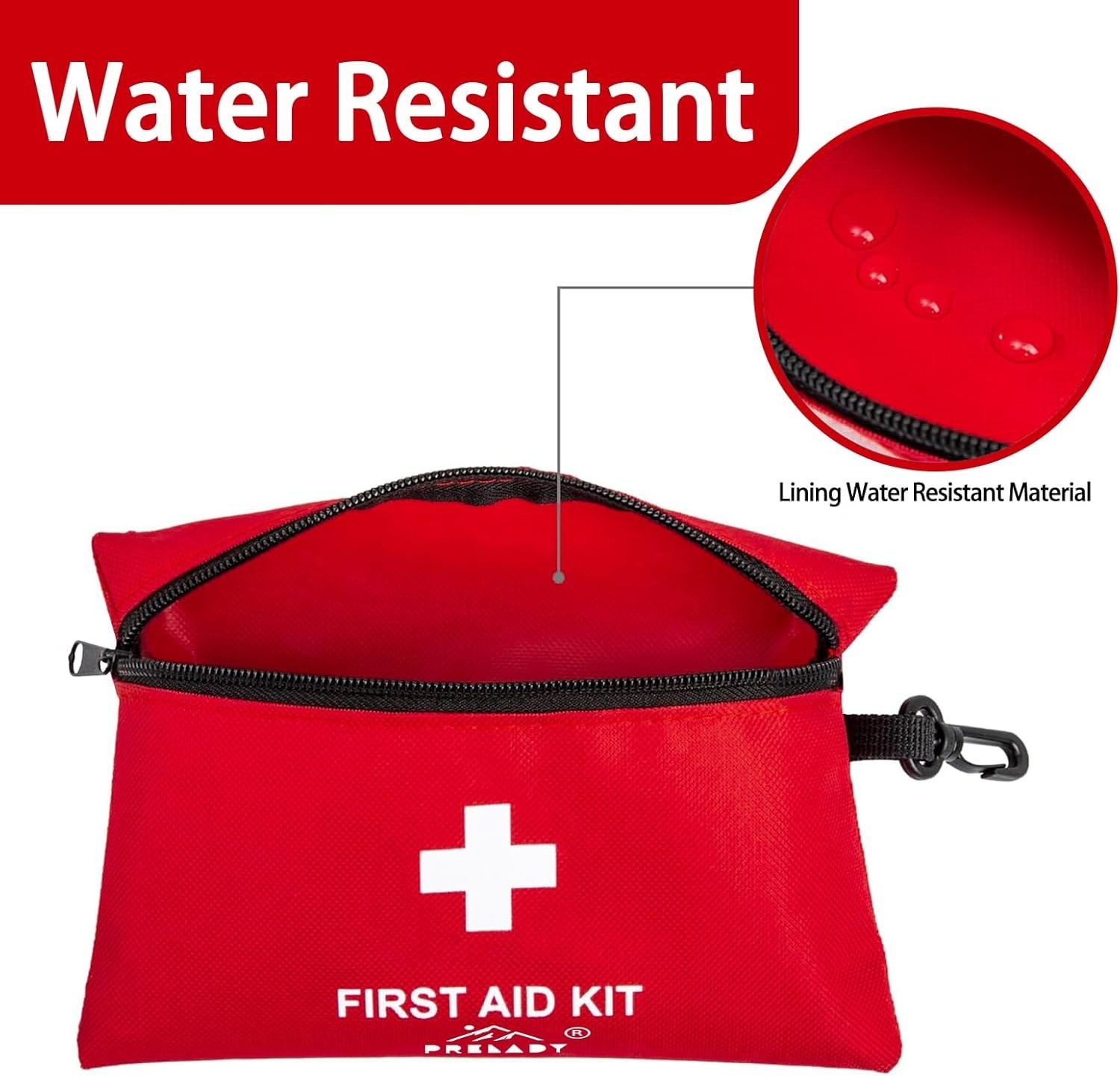 Compact 152-Piece Travel Size First Aid Kit – Perfect for Home, Office & Outings