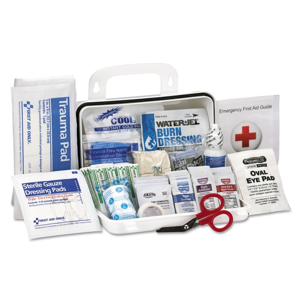 First Aid Only 90754 Plastic Case ANSI Class A First Aid Kit (71-PC/KT) New