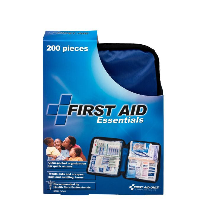 200 pc Emergency First Aid Kit W/Soft Case FAO-432