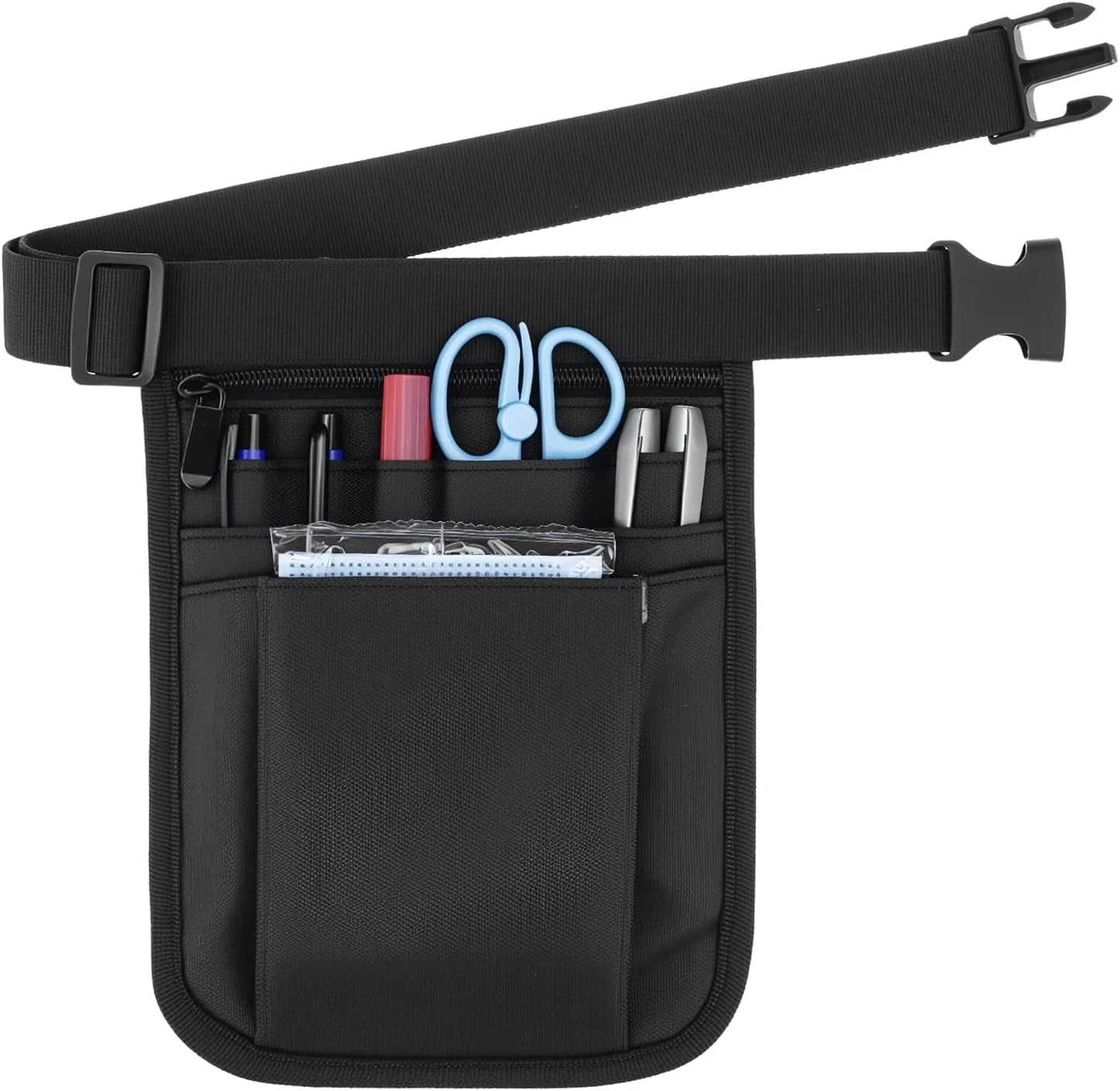 Medical Organizer Belt, Nurse Storage Bag Waist Bag Pouch for Medical Scissors