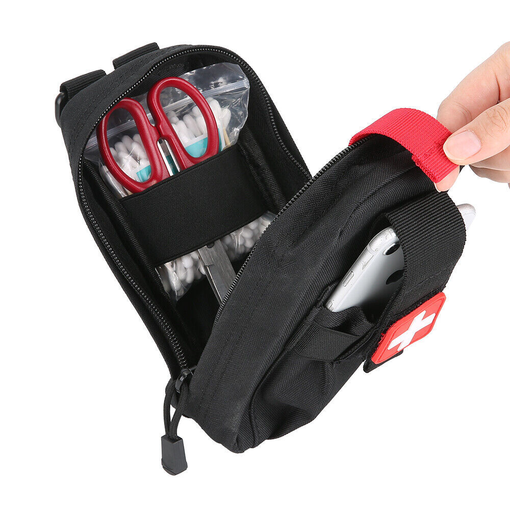 Tactical Emergency EMT Pouch Medical First Aid Kit Military EDC Molle Trauma Bag