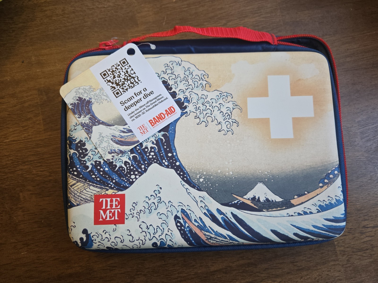Band-Aid First-Aid Kit Designer Bag – The Met The Great Wave off Kanagawa