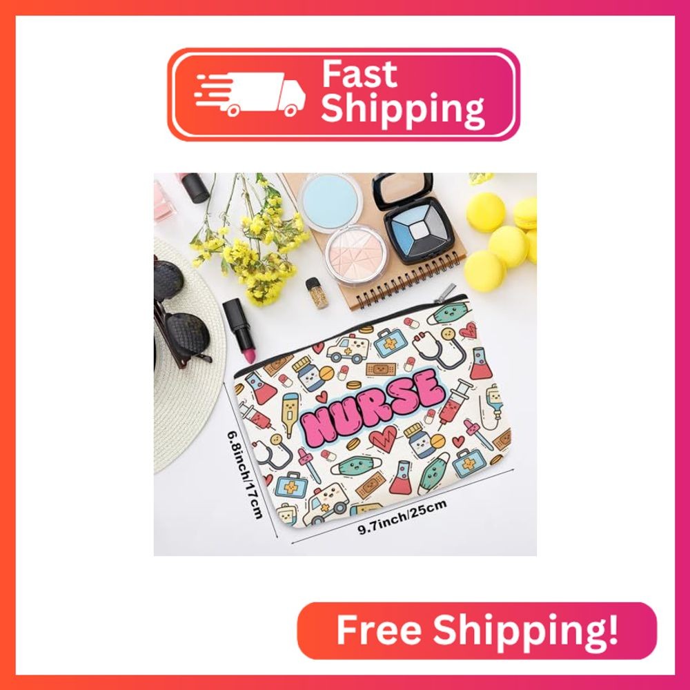 Nurse Cosmetic Bag Nurse Gifts Nurse Appreciation Makeup Bag Nurse Graduation Gi