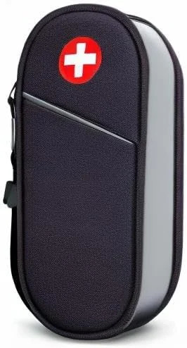 SITHON EpiPen Medical Carrying Case Insulated, Travel Medication Organizer Bag E