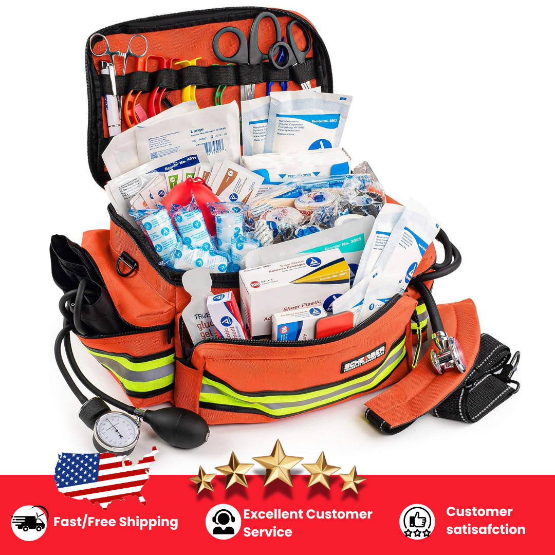 Trauma Bag Kit Large Aid First Responder Complete Stocked EMT EMS Paramedic Full