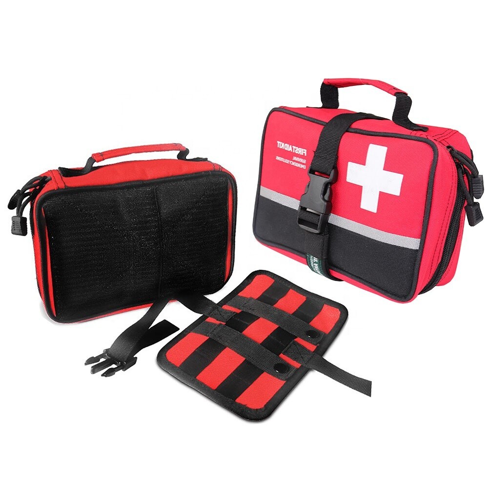 170 Pcs First Aid Kits For Survival Emergency Trauma Travel Home Office IFAK Red