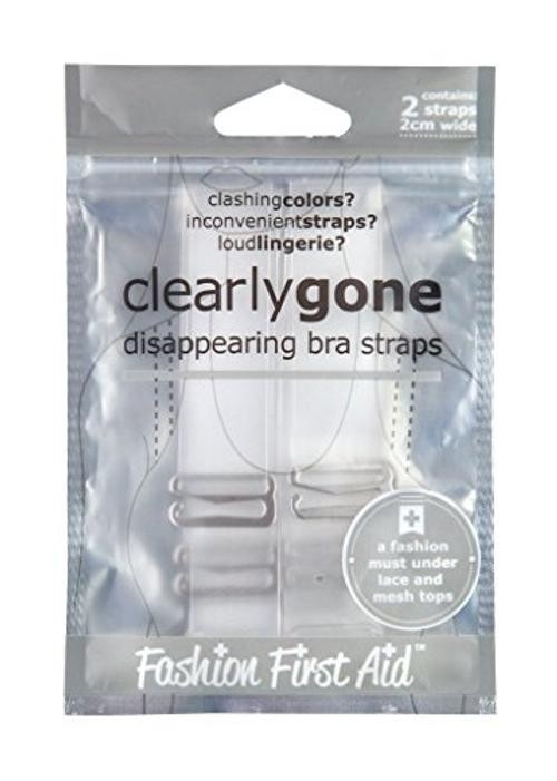 Replacement Bra Straps – Low-Stretch Clear Adjustable Bra Straps Clear/Wide