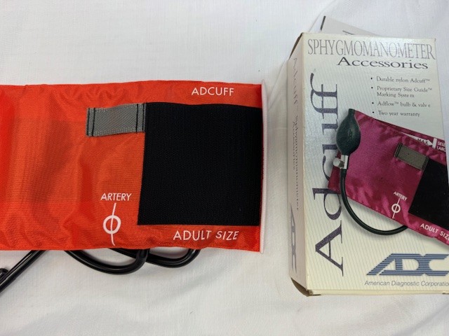ADCUFF ADC 846 Adcuff & Bladder, 2-Tube, Adult, Orange