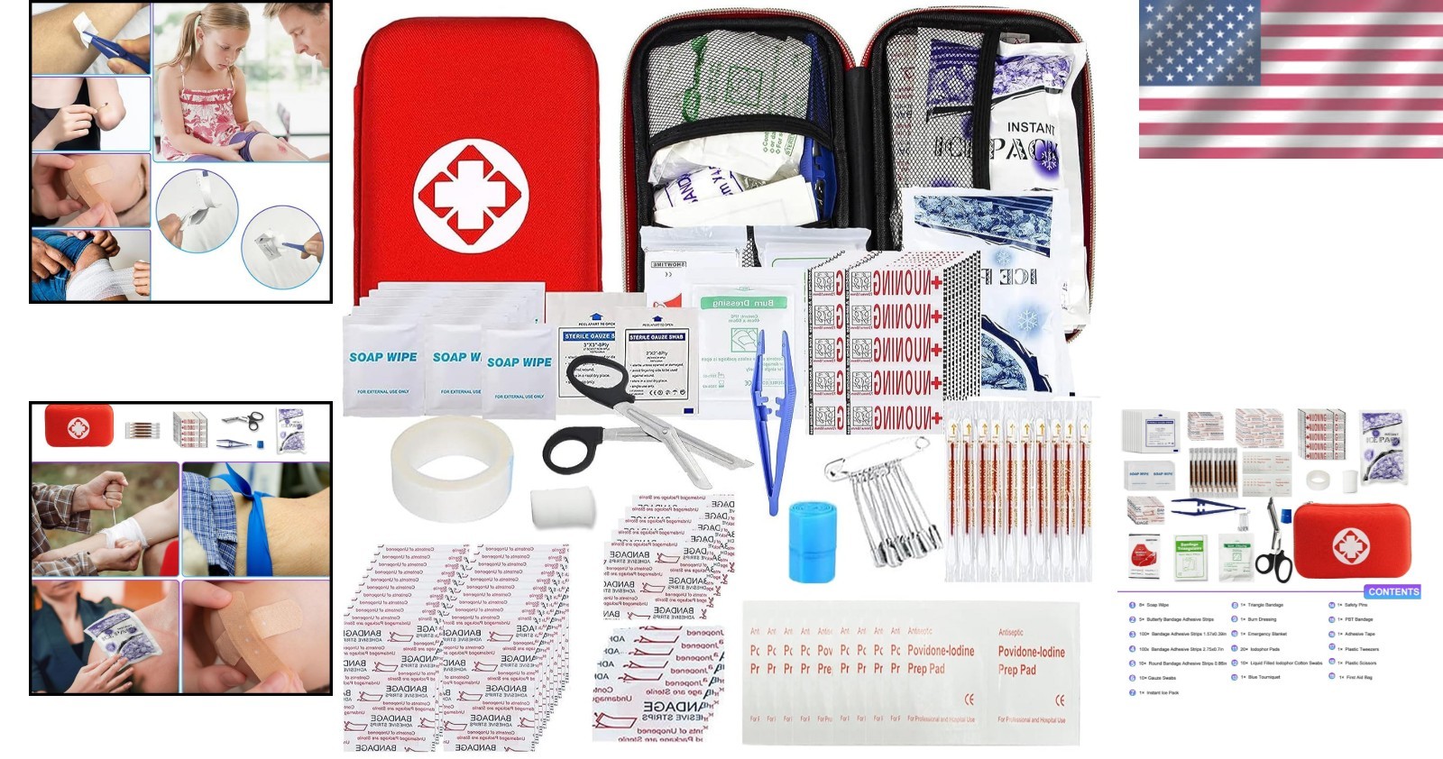 275-Piece Compact Survival Kit – Essential Emergency Gear for Outdoor Adventures