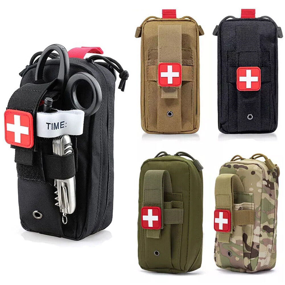Tactical Molle Medical Bag First Aid Kit IFAK Pouch Emergency EMT EDC Trauma Bag