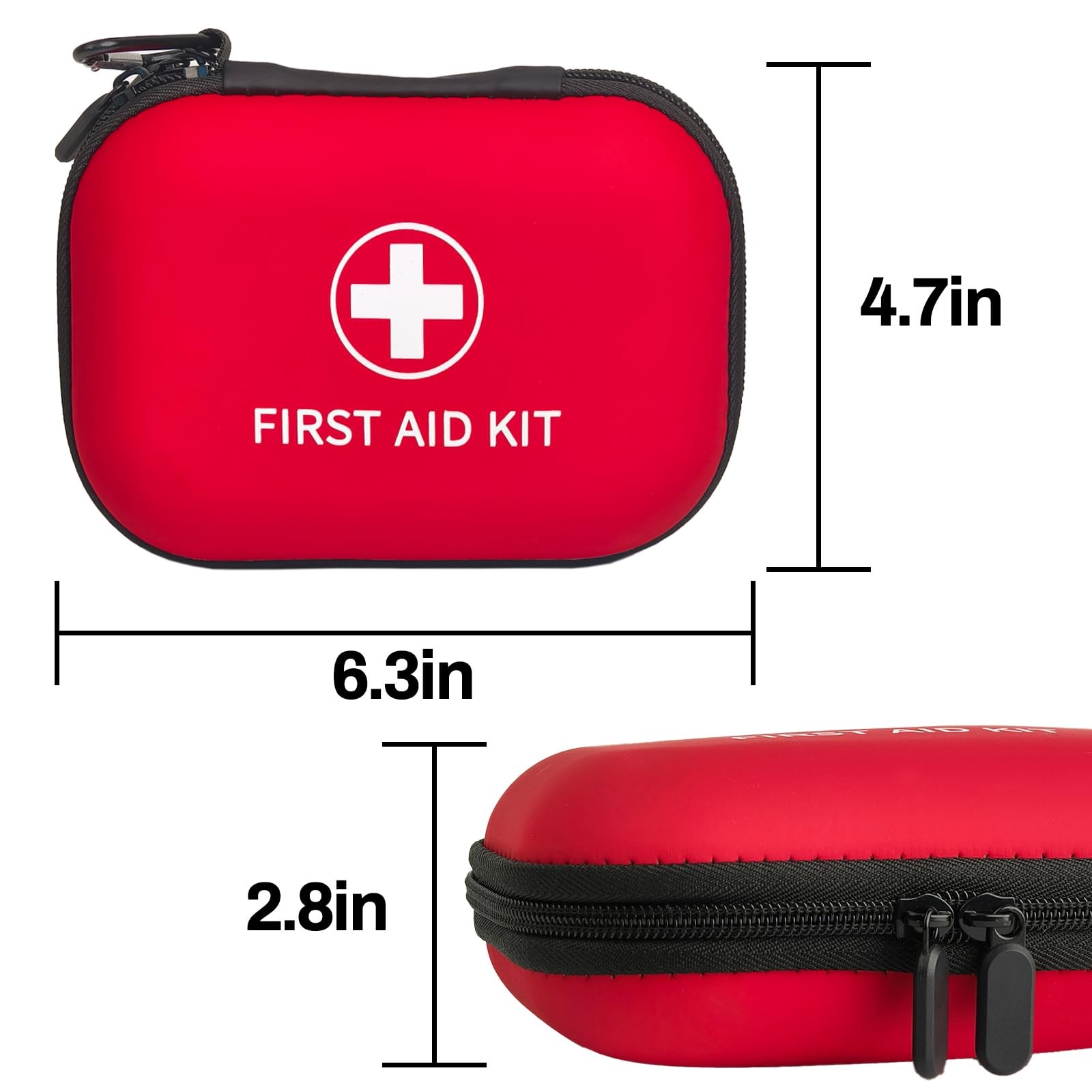 138 Pcs Mini First Aid Kit Travel Size, TSA Approved Small First Aid Kit for …