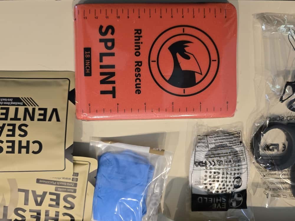 Rhino Rescue Trauma Kit / IFAK Refill Lot – NEW Sealed – Truck/Travel Kit