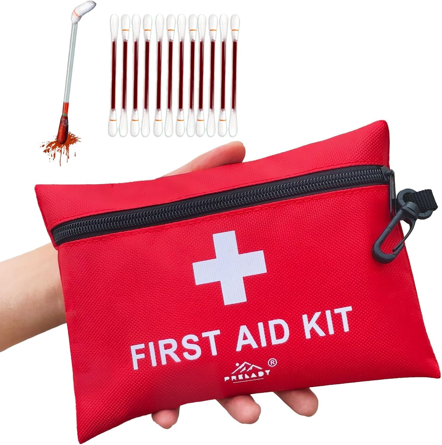 152 Piece Small First Aid Kit, Travel Size First Aid Kit TSA Approved Mini Forst