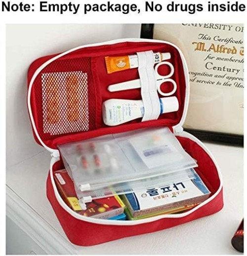 Durable Red First Aid Bags – Multi-Pocket Emergency Kits for Home and Outdoors
