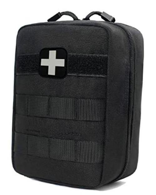 First Aid Kit EMT Medical IFAK Pouch Molle Tactical Med Emergency Bag | Black