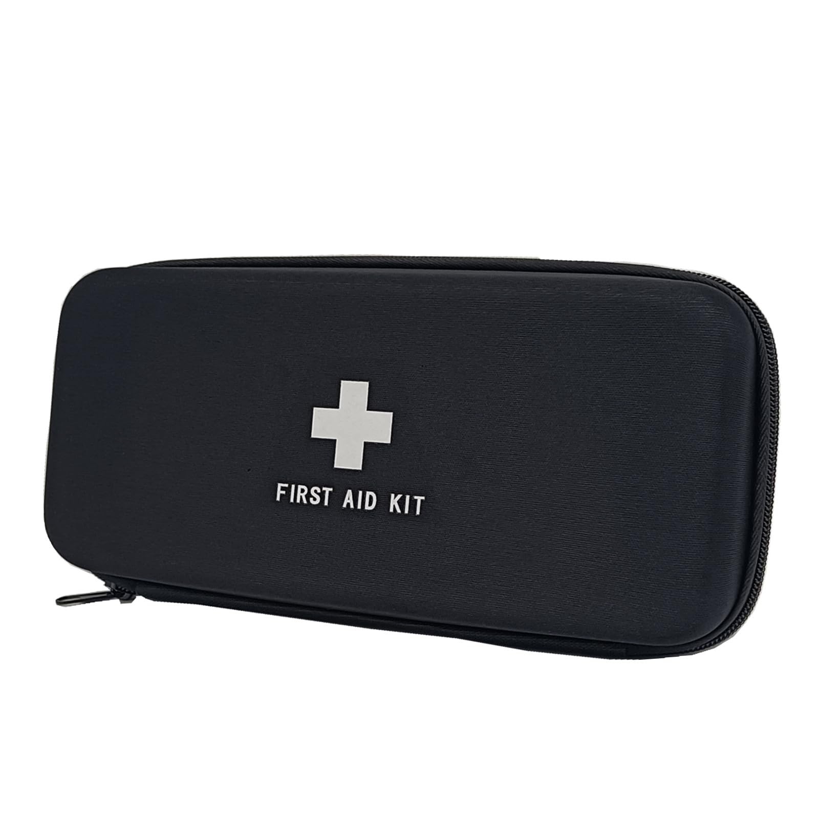 Jipemtra First Aid Hard Case Empty Rectangle 10.4×4.7×2.4”, Black