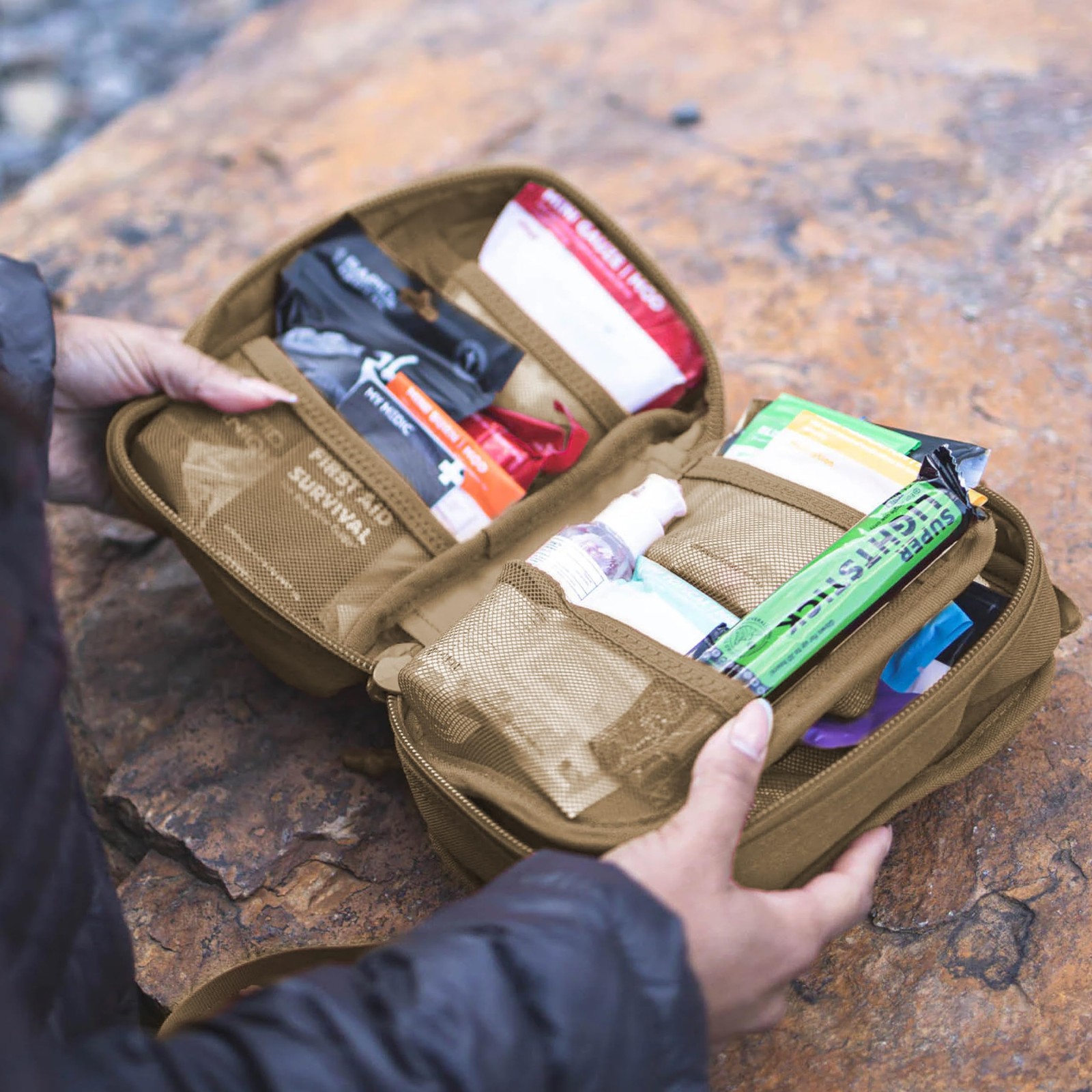 MyFak Mini First Aid Kit – Small and Lightweight for Camping Hiking and Backp…