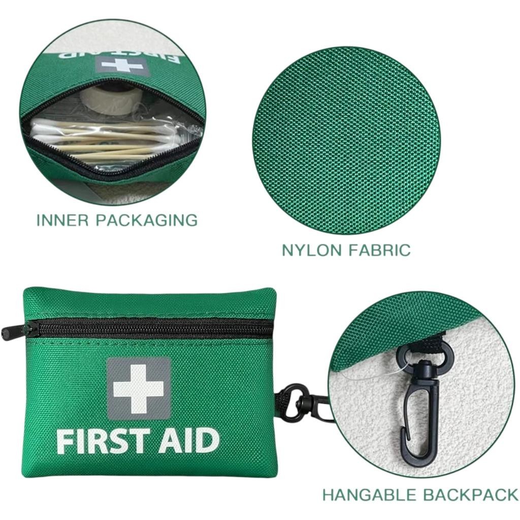 Mini First Aid Kit Emergency Medical Travel Car Home Outdoor Compact 43pcs