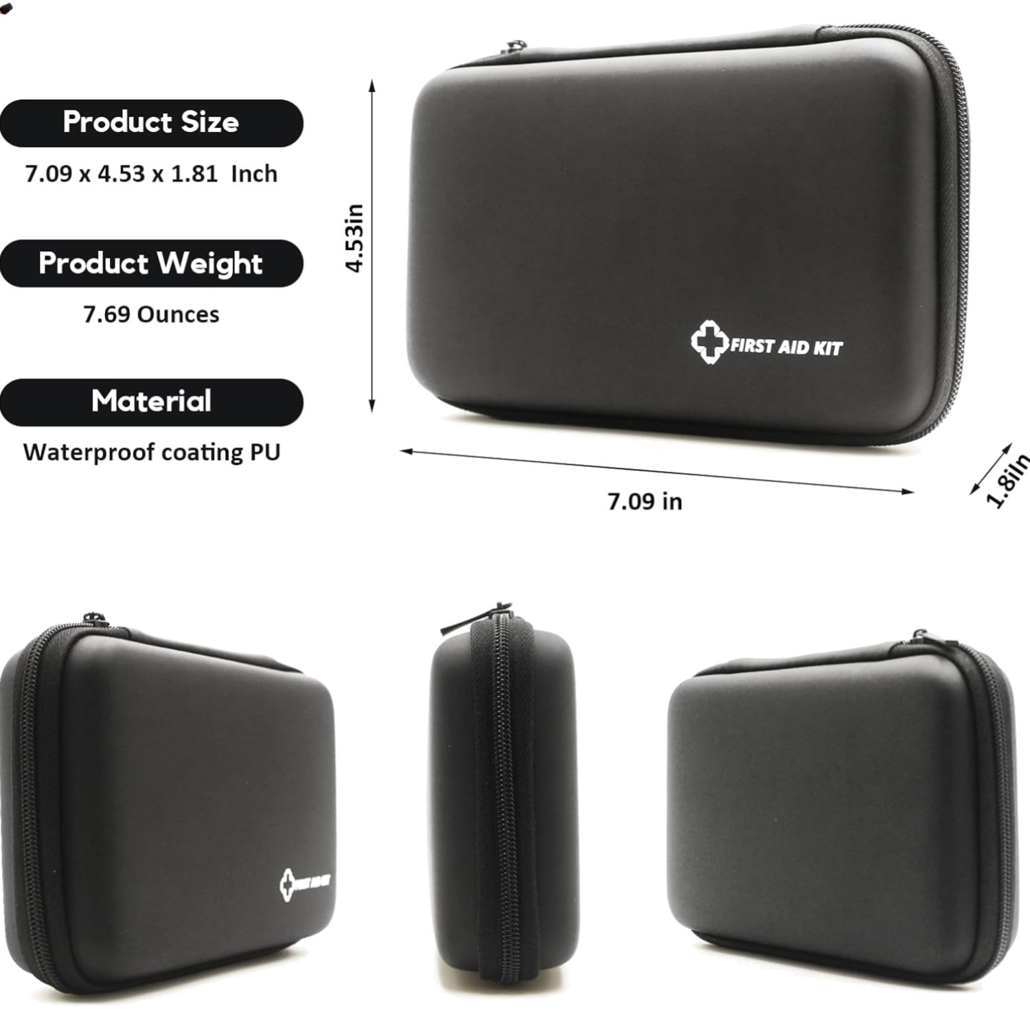 Small First Aid Kit Portable Compact Waterproof Mini Refill Supplies for Home…
