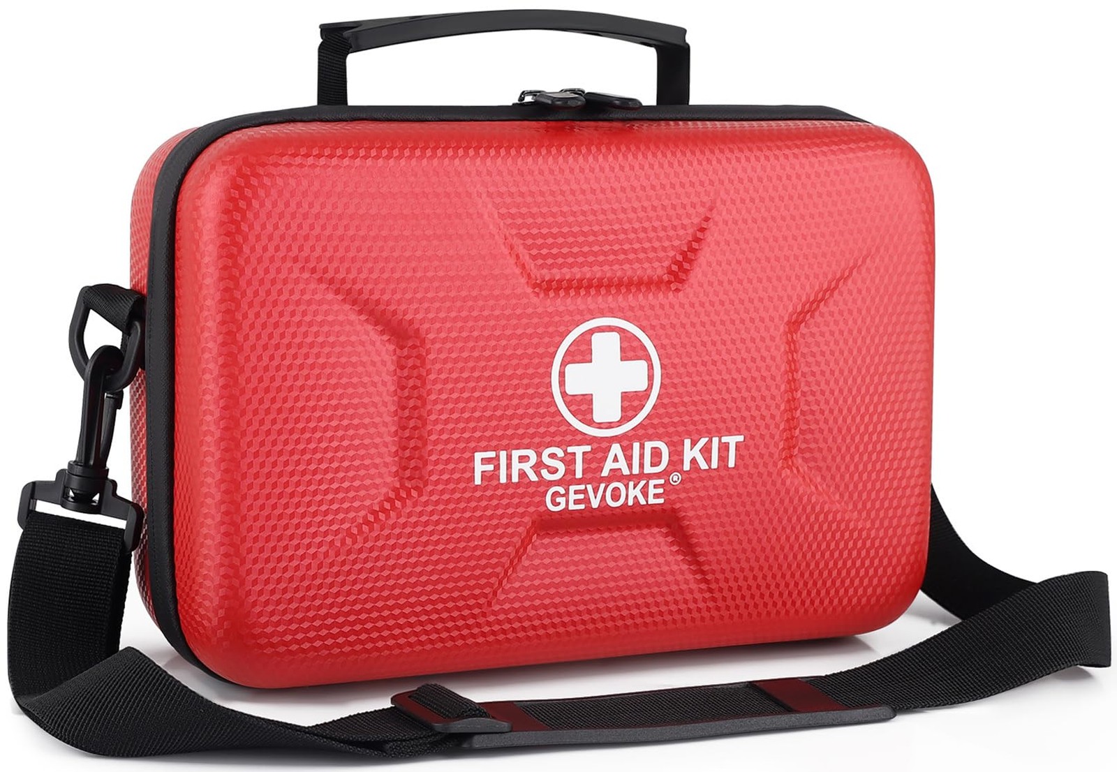 410 Piece Waterproof Hard Shell First Aid Kit for Home, Car, Travel, Camping,…