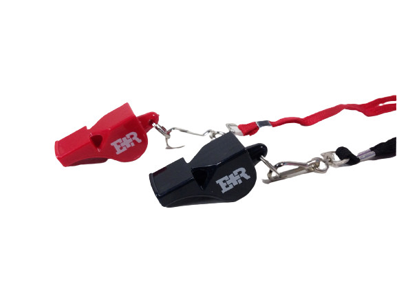 Plastic Sports Whistles with Lanyard, Loud Crisp Sound Whistle free shipping