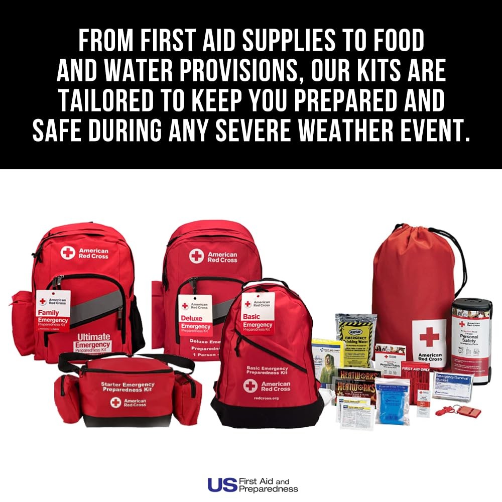 Emergency Response Pack – 26 Essentials First Aid Kit for Home Car Travel