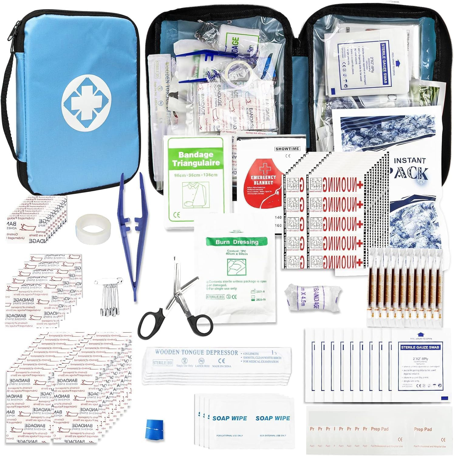 Home Car First Aid Kit Refill Supplies for Business 300Pcs Emergency Kits Urgent
