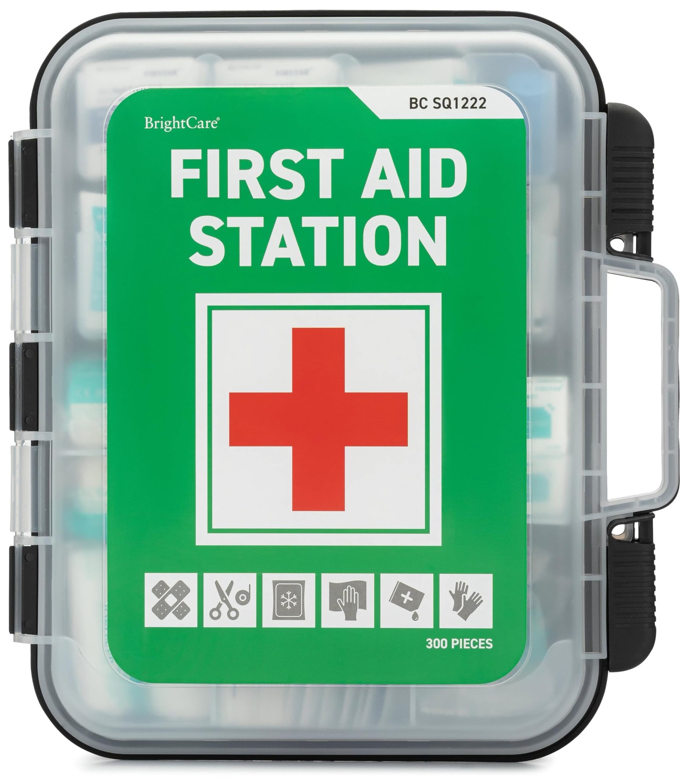 Large Wall Mountable & Portable First Aid Kit Cabinet for Business, Office, Scho