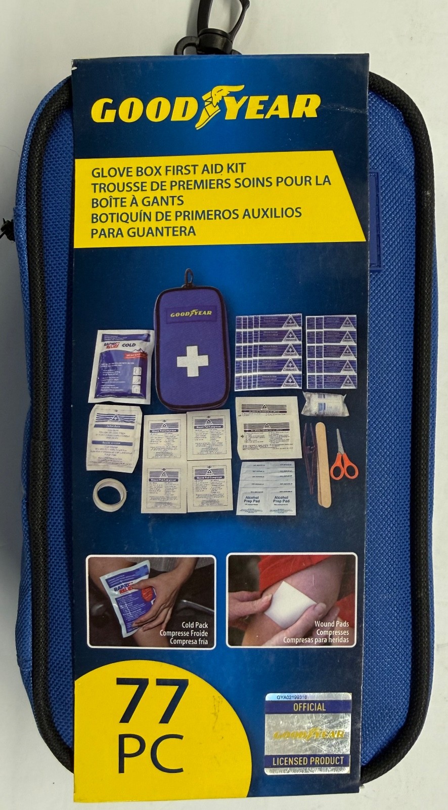 GoodYear "Glove Box First Aid Kit" 77 pc (GY3001)