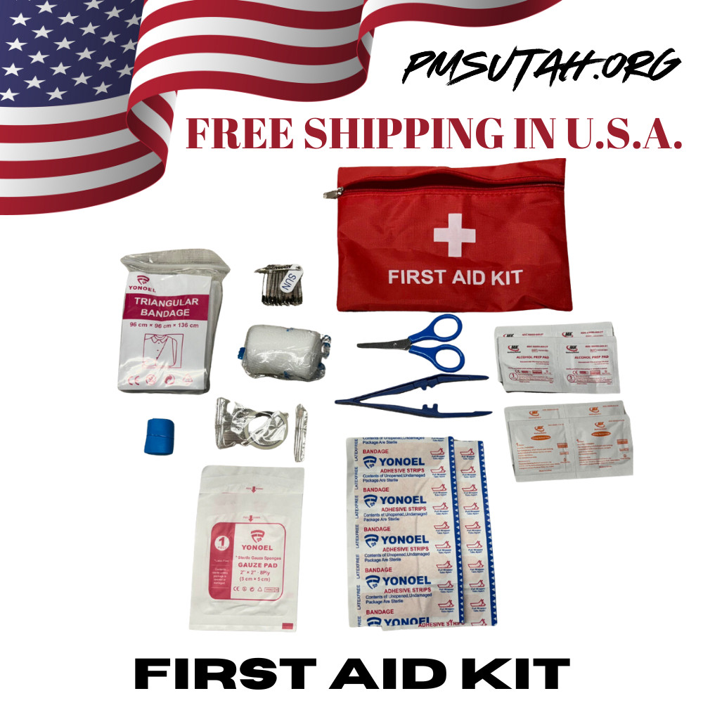 First Aid Kit Pack Medical Emergency Trauma Bag Survival Travel Pouch Portable