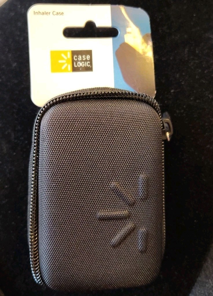 Case Logic Asthma Inhaler Case with Carabiner Fits Inhaler Devices