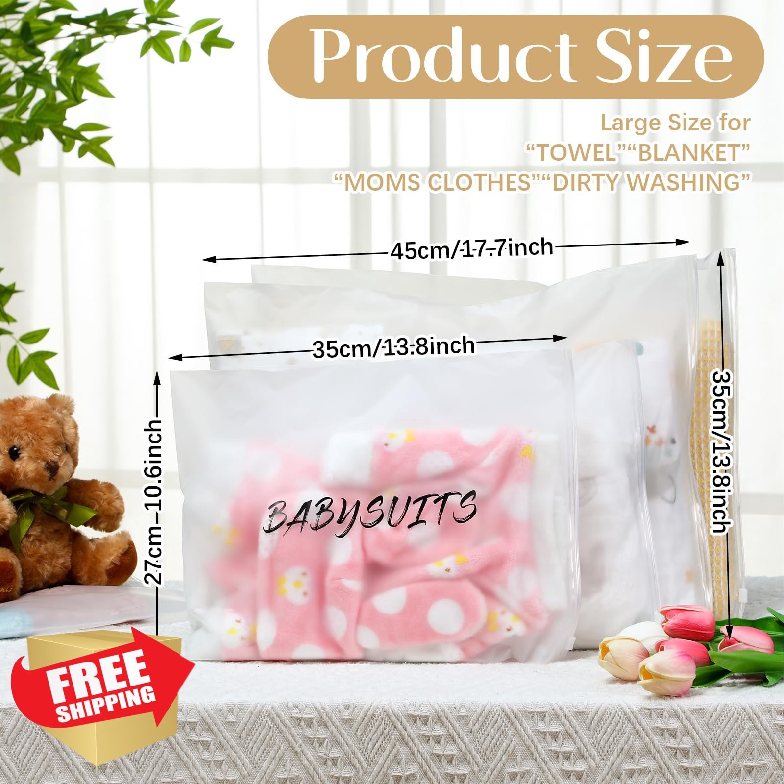 Huhumy 15 Pcs Hospital Bags