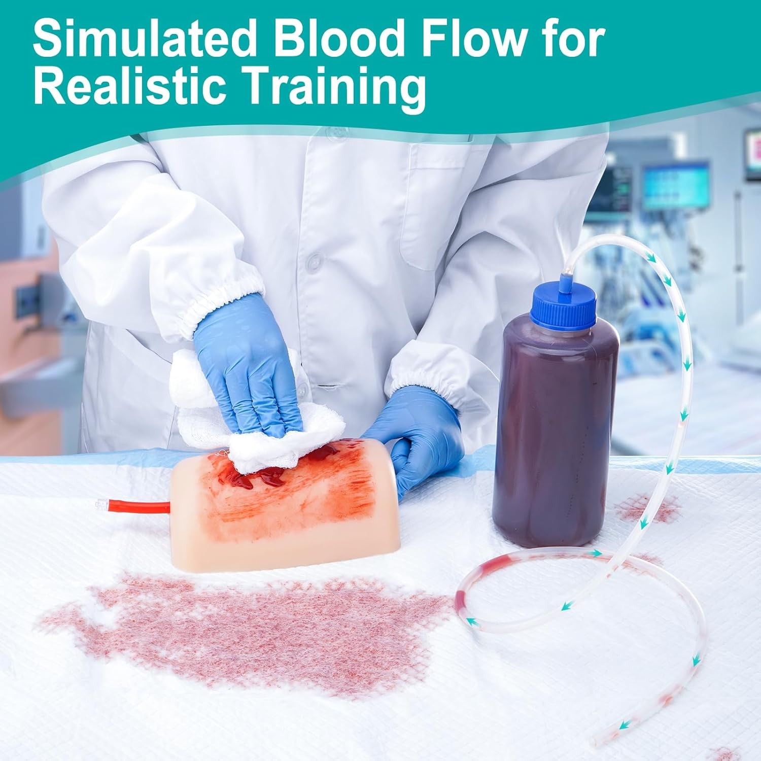 Wound Trainer Medical Practice Wound Model Teaching Model Trauma Wound Bleed Kit