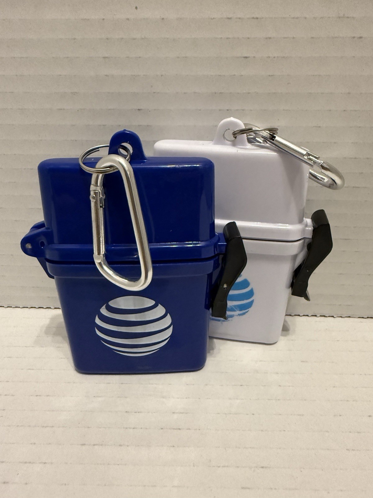 AT&T First Aid Kit 2 Pack Brand New 1 Blue 1 White with Hanging Clip