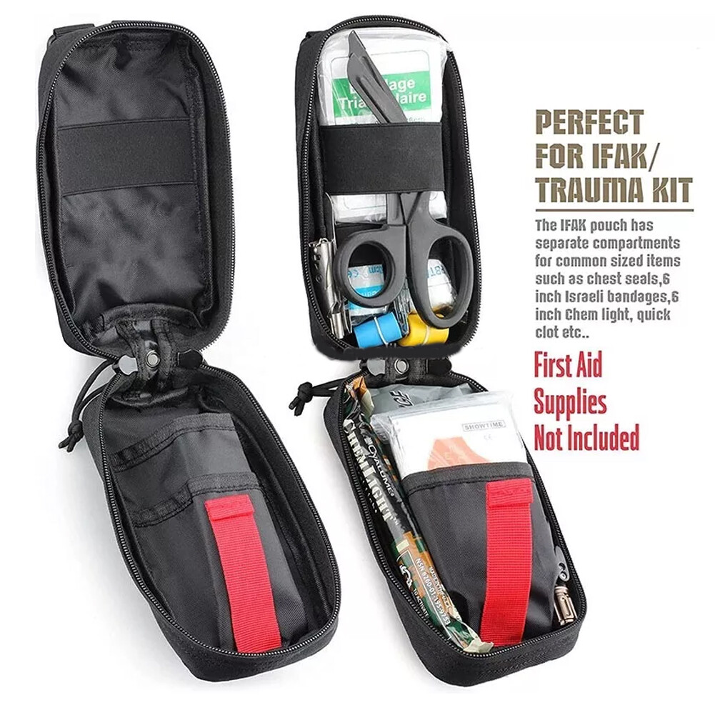 Tactical Molle Medical Bag First Aid Kit IFAK Pouch Emergency EMT EDC Trauma Bag