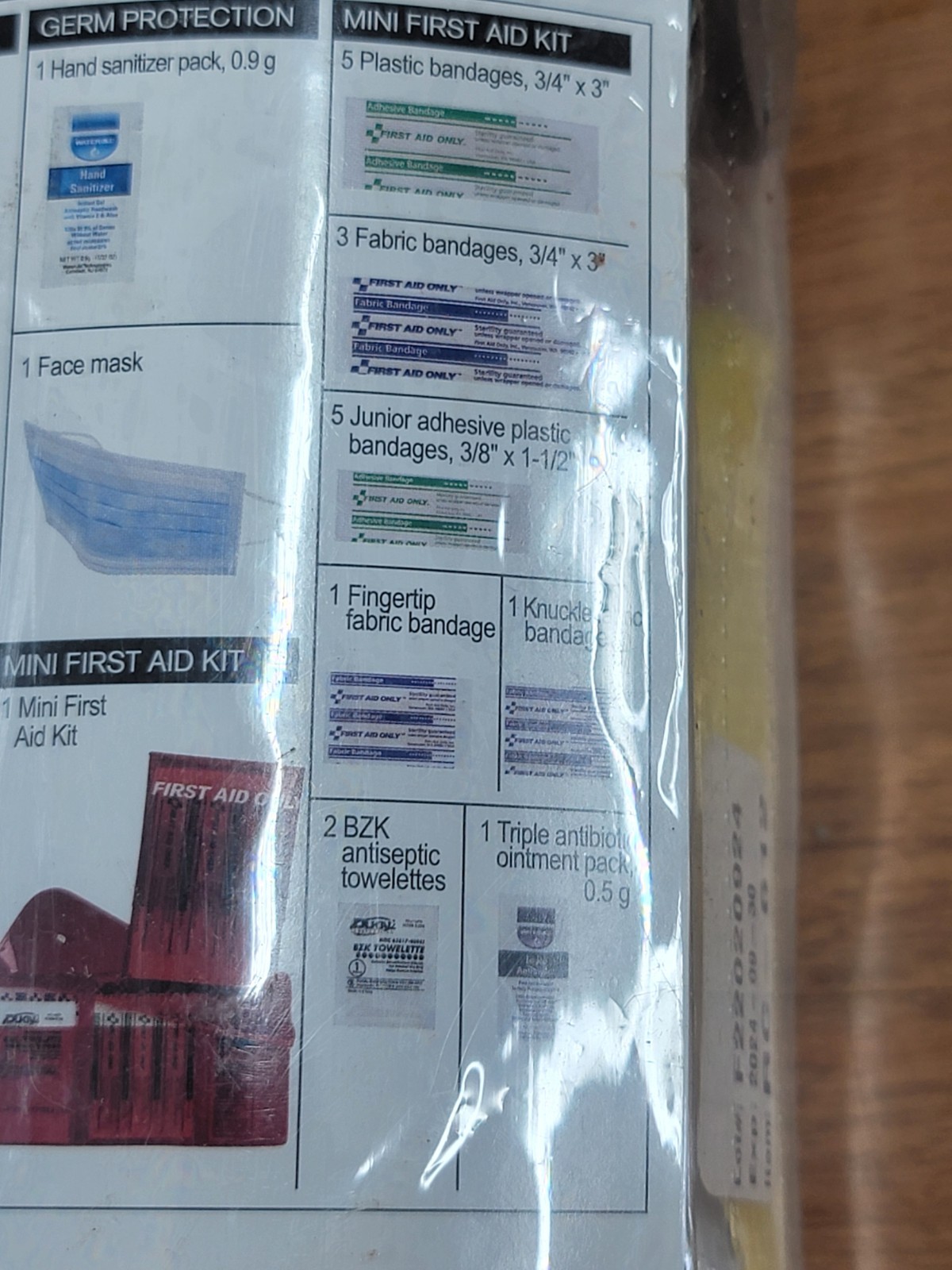 American Red Cross Deluxe Personal Safety Emergency Pack-INCLUDES Mask!