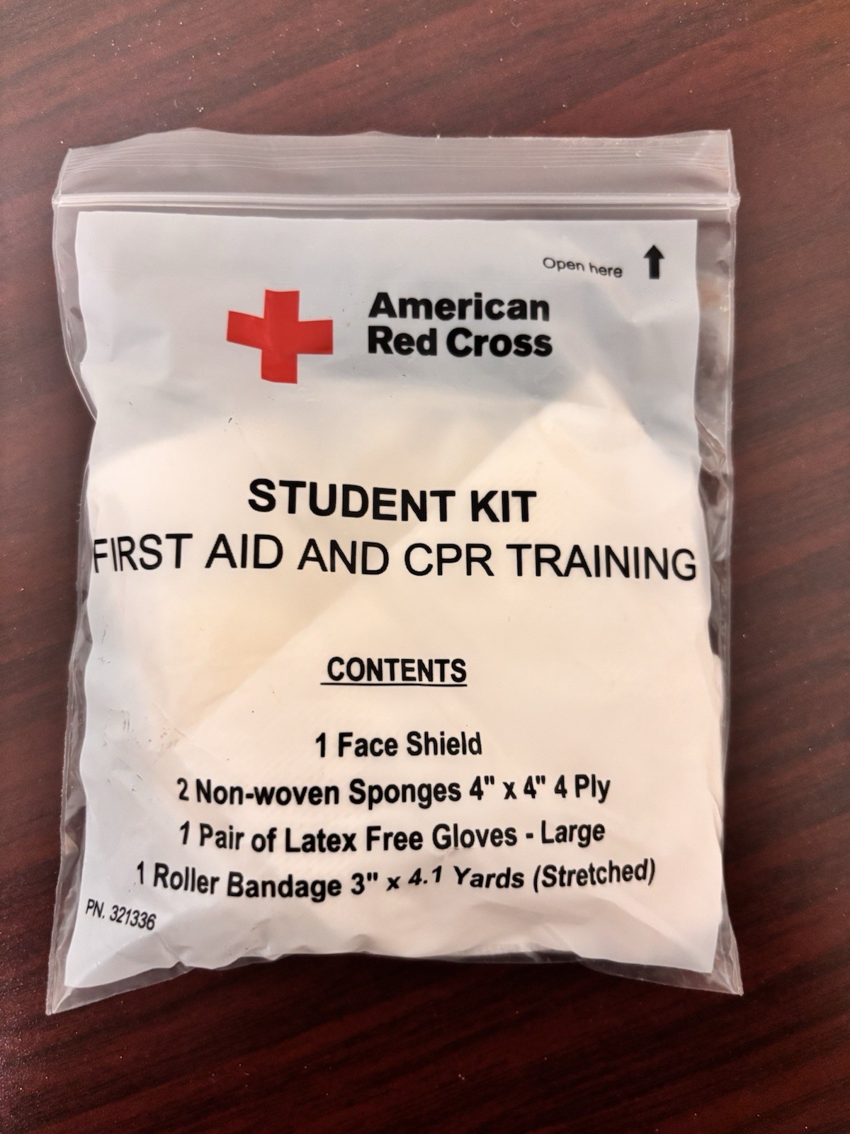 American Red Cross Student Kit ~ First Aid/CPR Training Kit. New