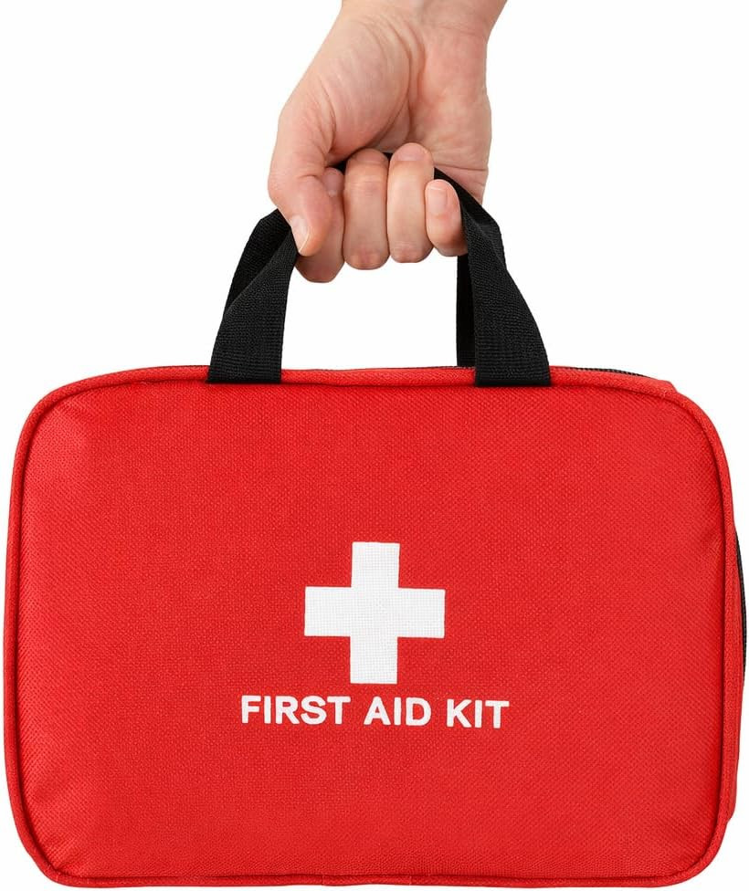 382 Piece Portable First Aid Kit, Emergency Preparedness Supplies for Home