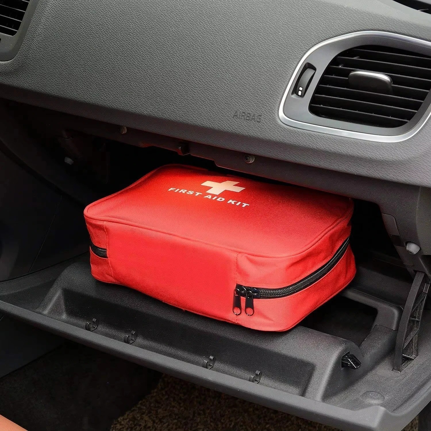 160 Pcs First Aid Car Kit Medical Emergency Trauma Basic Tactical Survival Bag