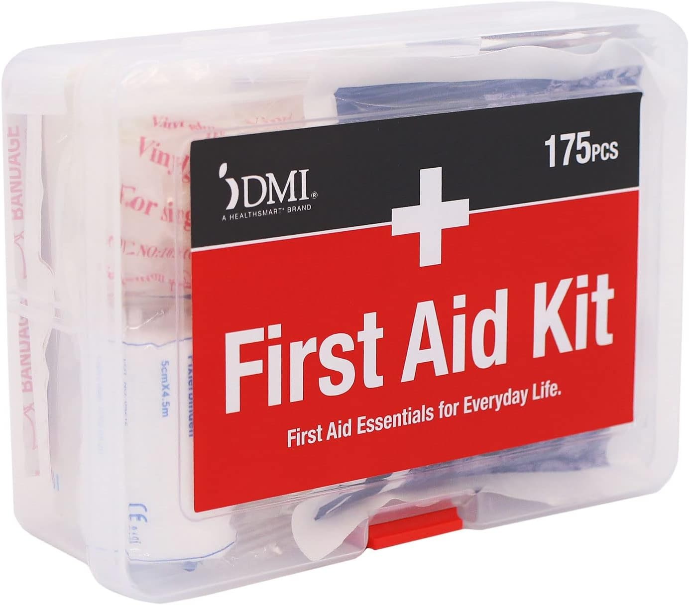DMI 175-Piece First Aid Kit for Minor Injuries, Cuts and Scrapes, All-Purpose, P